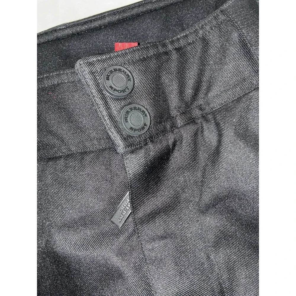BURBERRY Sport Ski Pants Men's L Black Snowboarding‎ RECCO Taped Insulated NEW - Picture 11 of 16